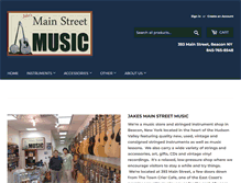 Tablet Screenshot of jakesmainstreetmusic.com